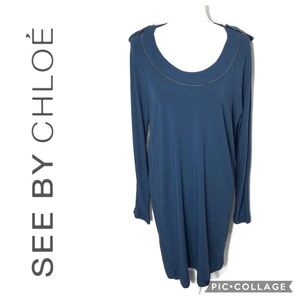 See By Chloe Long Sleeve Dress NWT Sz 4 Women’s